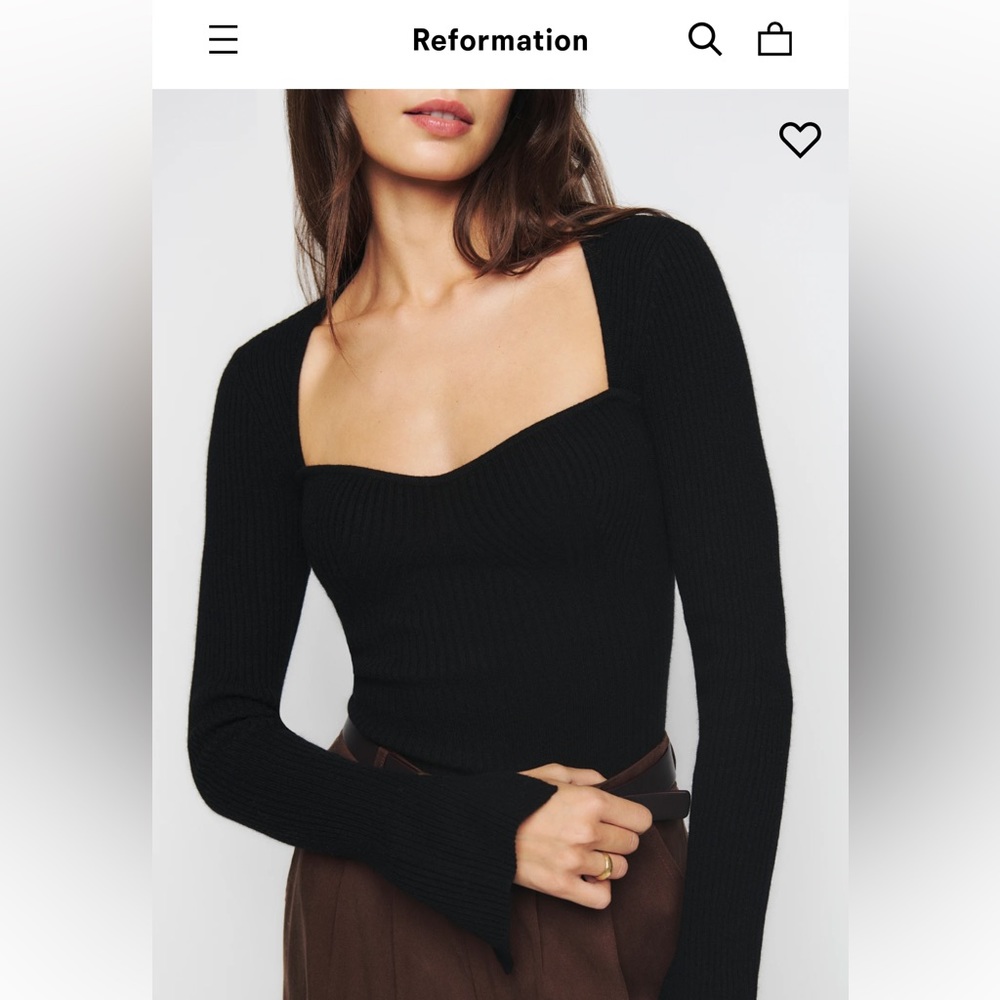 Reformation Cashmere Sweater